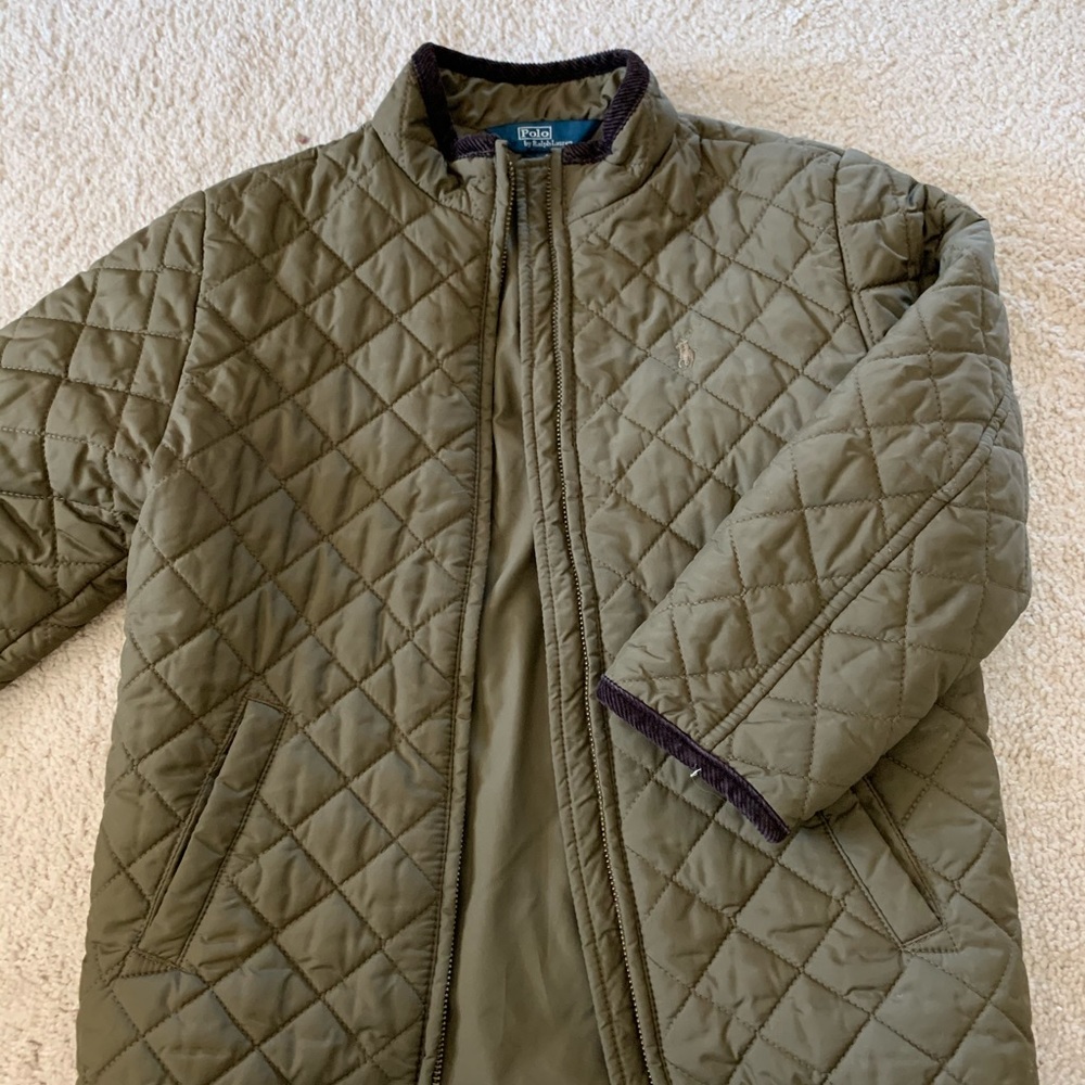 It’s brown polo coat